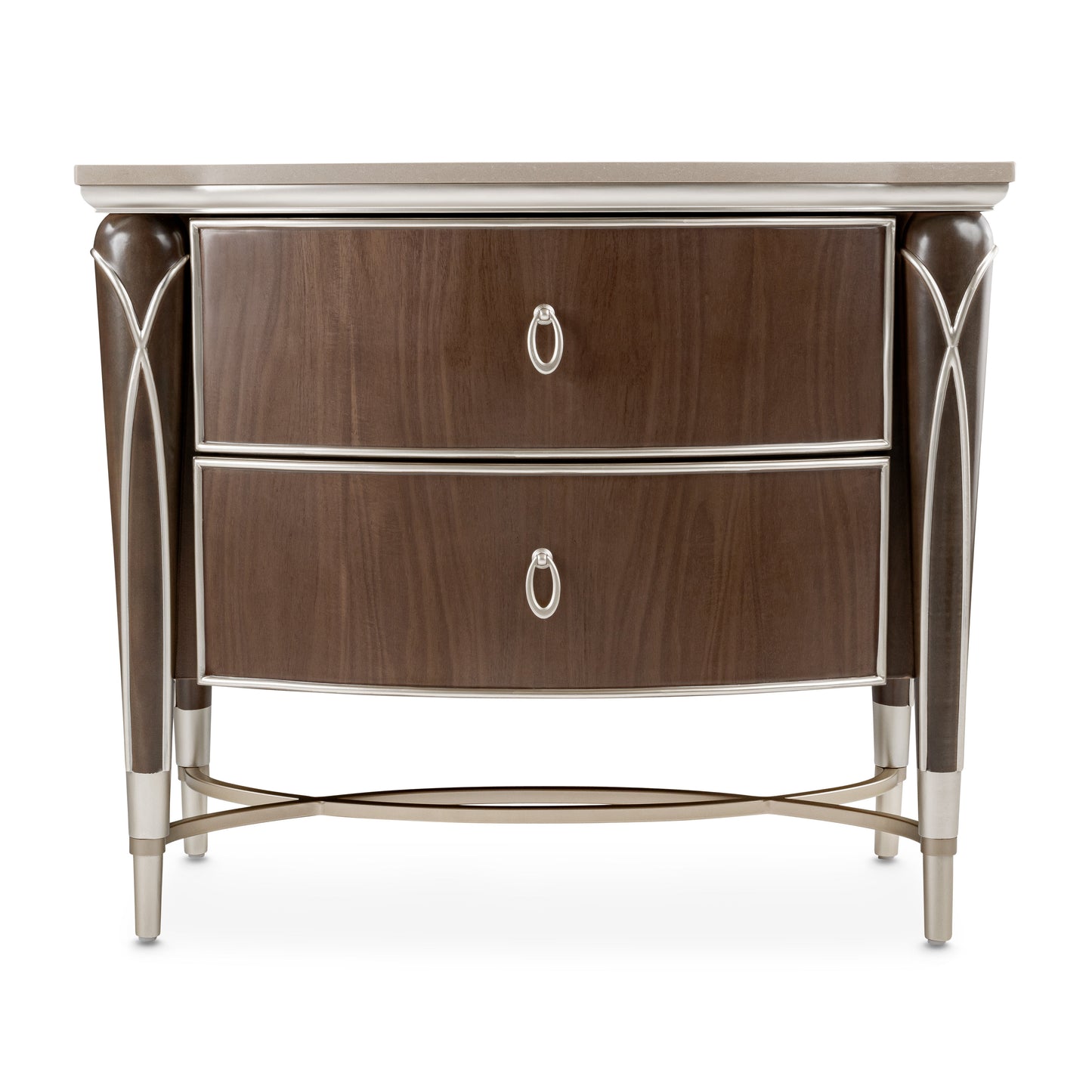 Villa-Cherie Hazelnut Nightstand - Ornate Home