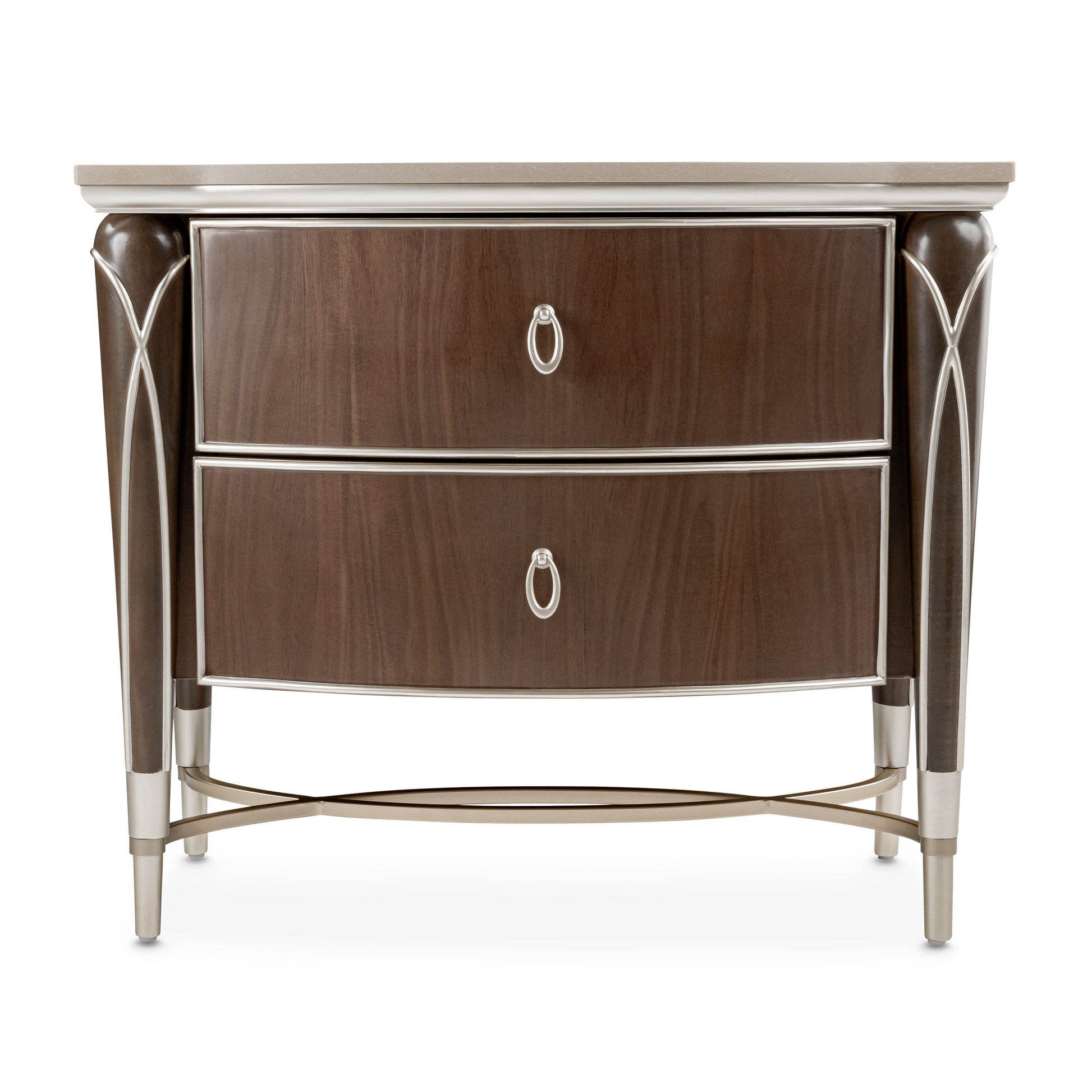 Villa-Cherie Hazelnut Nightstand - Ornate Home