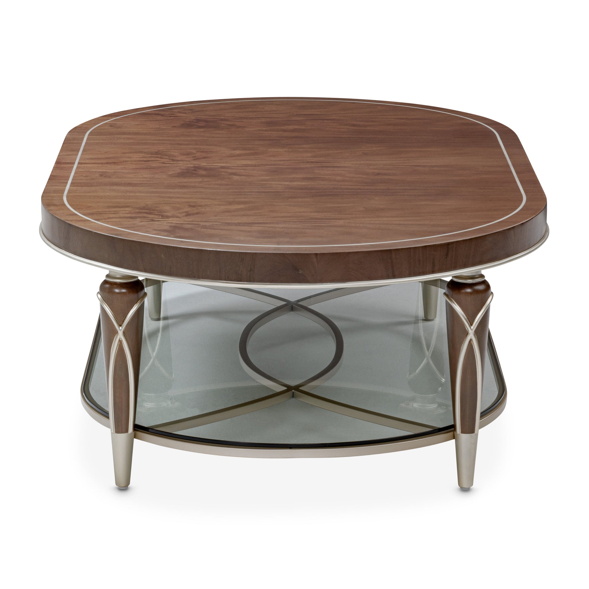 Villa-Cherie Hazelnut Oval Cocktail Table - Ornate Home