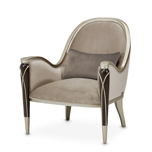 Villa Cherie Hazelnut/Porcini Accent Chair - Ornate Home