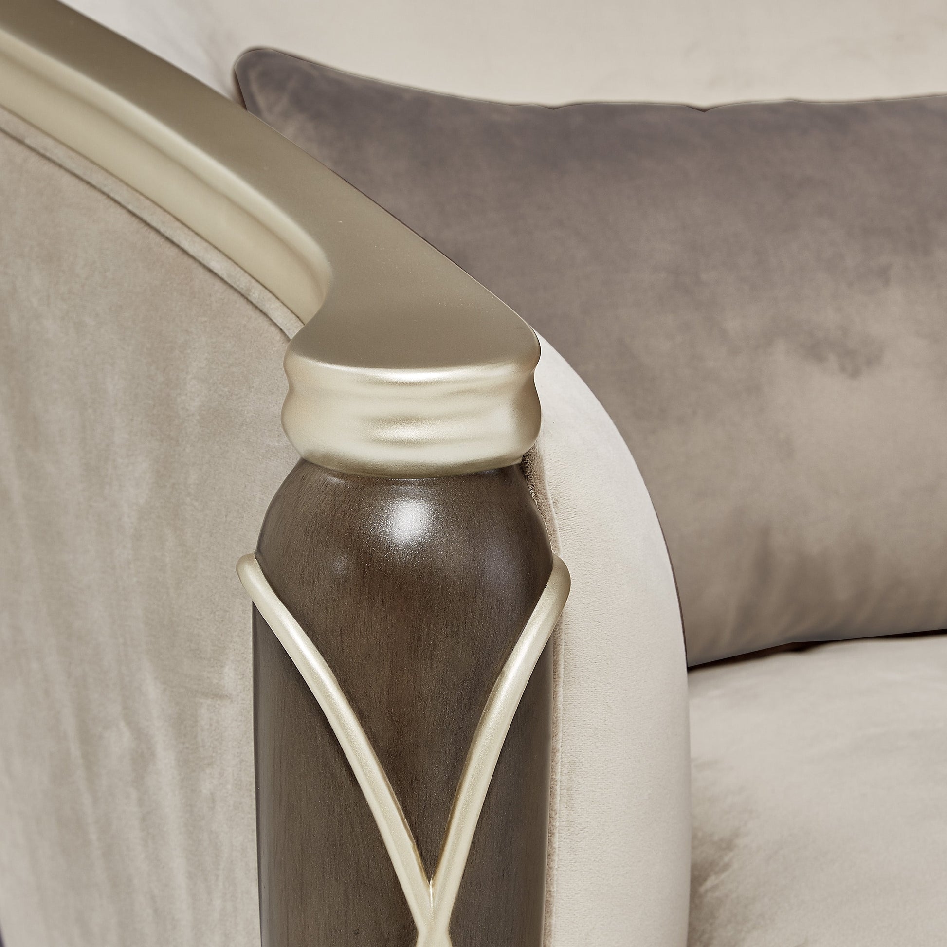 Villa Cherie Hazelnut/Porcini Matching Chair - Ornate Home
