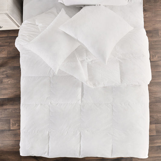 Villa Premium Goose White Down Duvet Insert Collection - Ornate Home