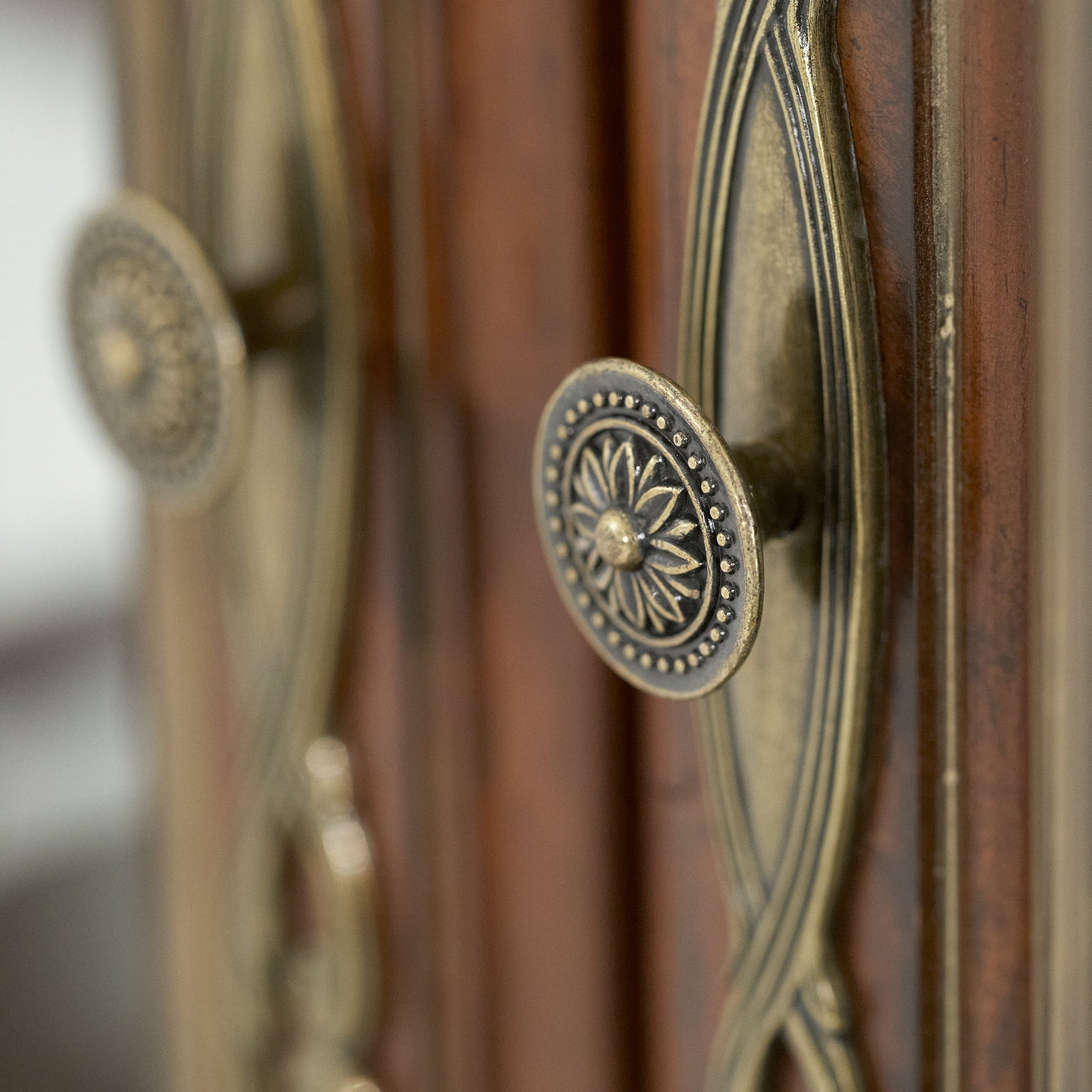 Villa Valencia Classic Chestnut China Cabinet - Ornate Home