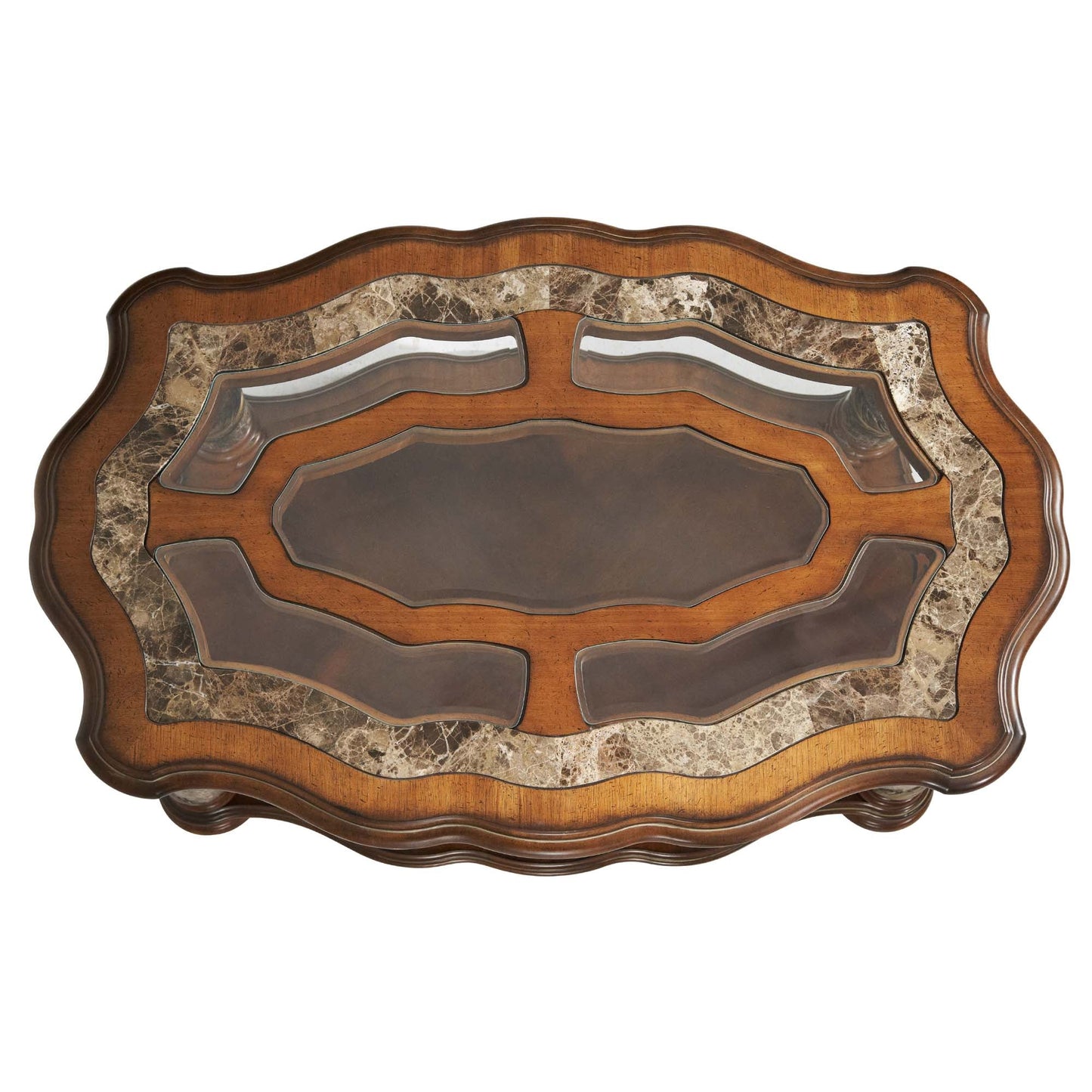 Villa Valencia Classic Chestnut Cocktail Table - Ornate Home