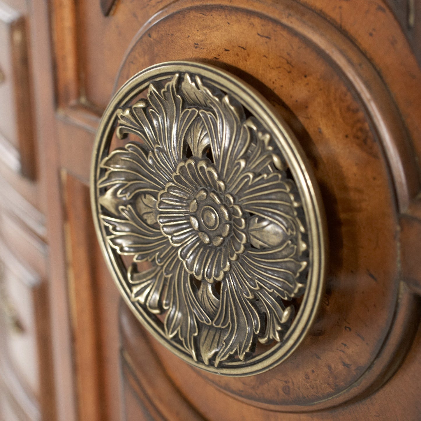 Villa Valencia Classic Chestnut Gentleman's Chest - Ornate Home