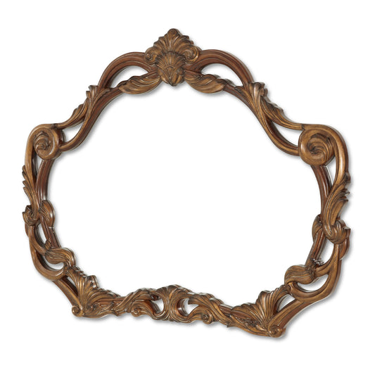 Villa Valencia Classic Chestnut Sideboard Wall Mirror - Ornate Home
