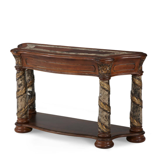 Villa Valencia Classic Chestnut Sofa Table - Ornate Home
