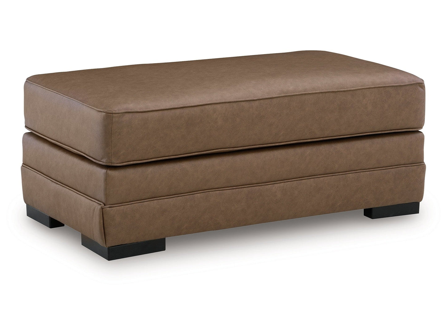 VillaCourt Caramel Ottoman- Viva Furn