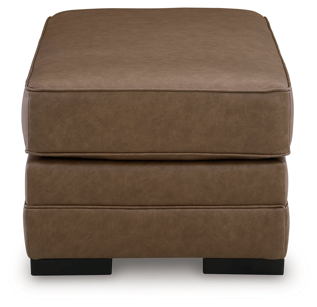 VillaCourt Caramel Ottoman- Viva Furn