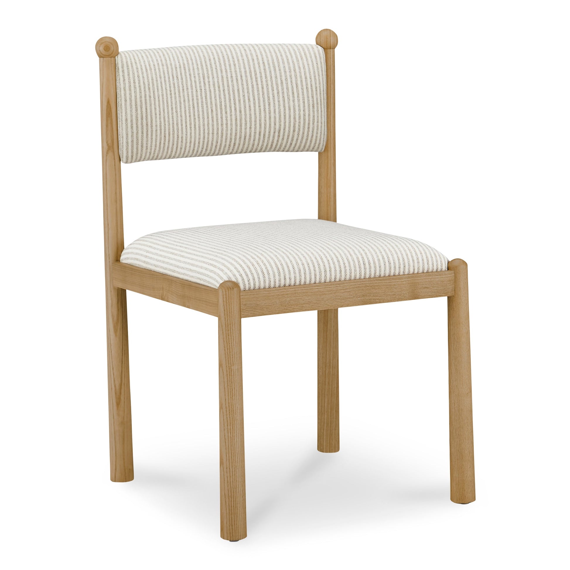 Villetta Stripe/Oak Stained Dining Chair (Set of 2) - Ornate Home