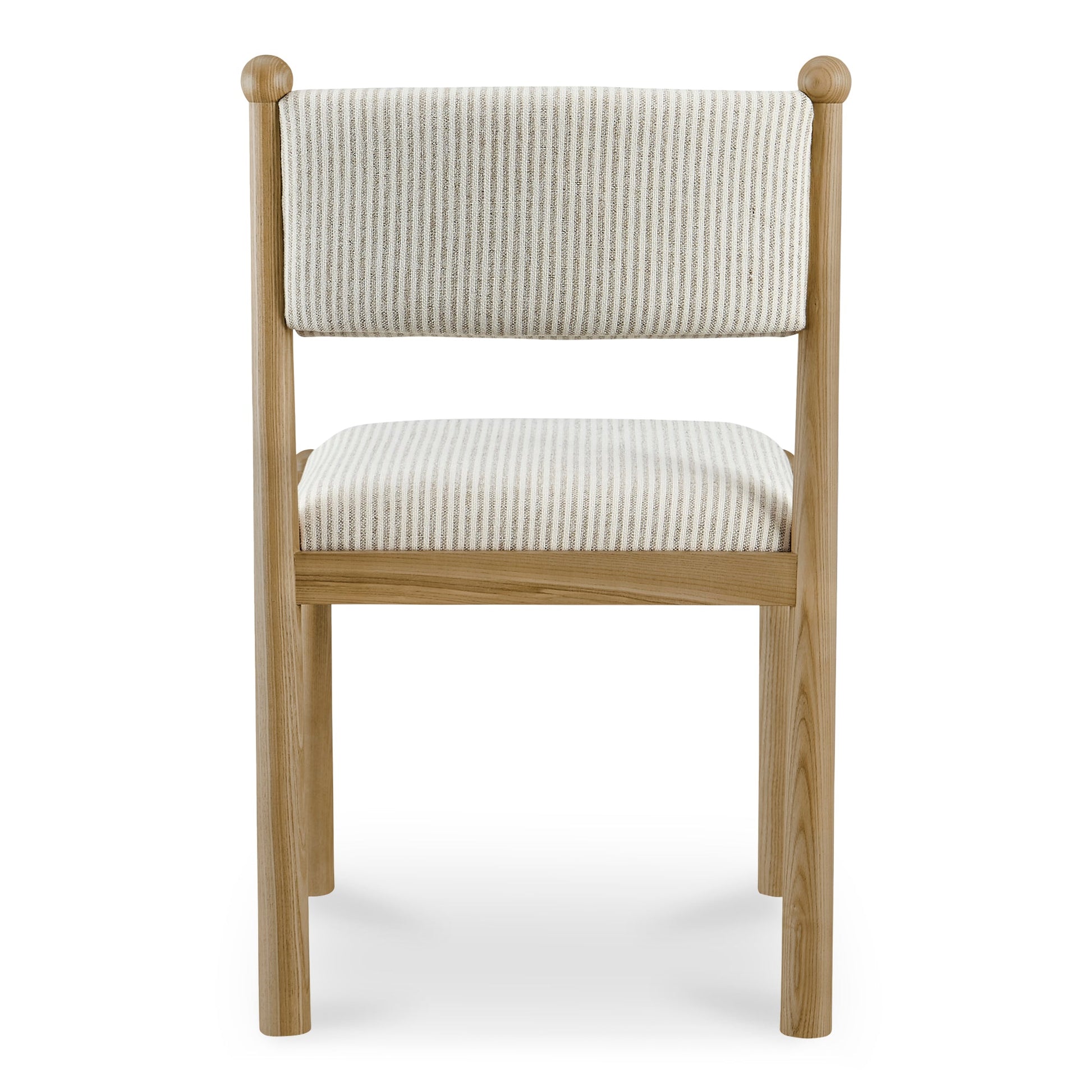 Villetta Stripe/Oak Stained Dining Chair (Set of 2) - Ornate Home