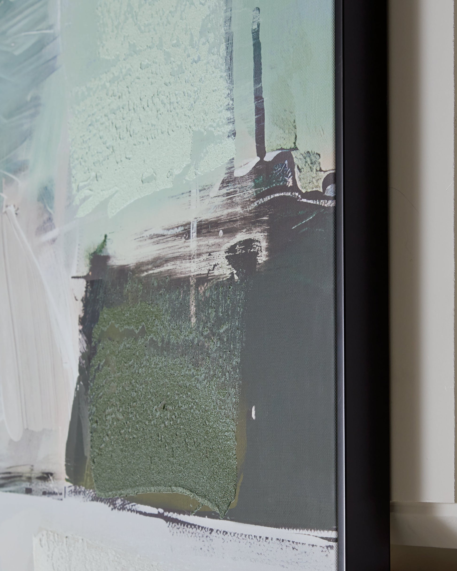 Vinick Green/Gray/White Wall Art- Viva Furn