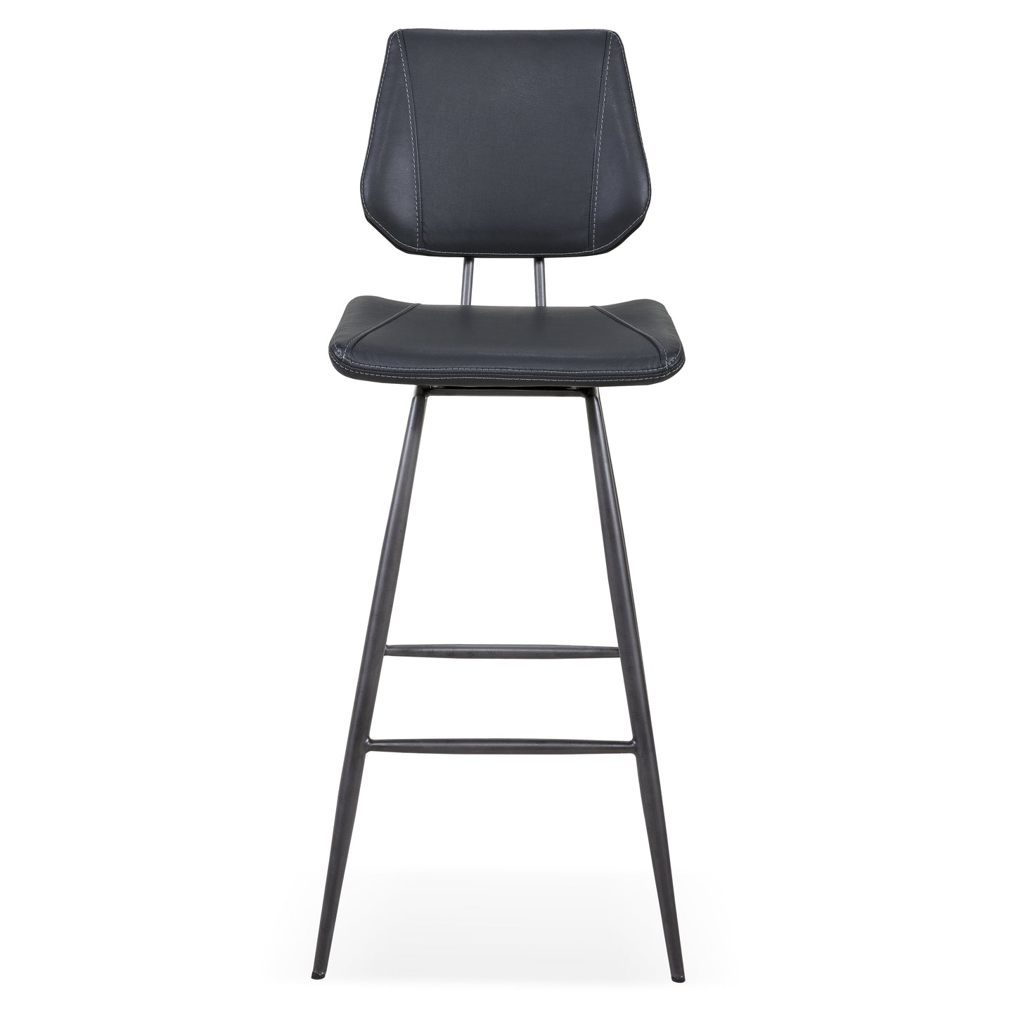 Vinson Modern Swivel Bar Stool in Cobalt (Set of 2) - Ornate Home