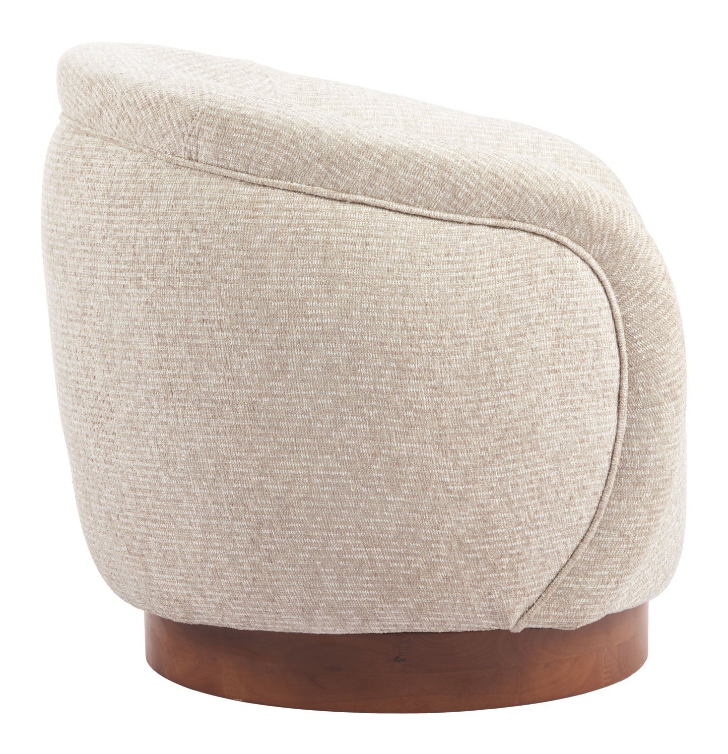 Vinta Beige Swivel Chair - Ornate Home