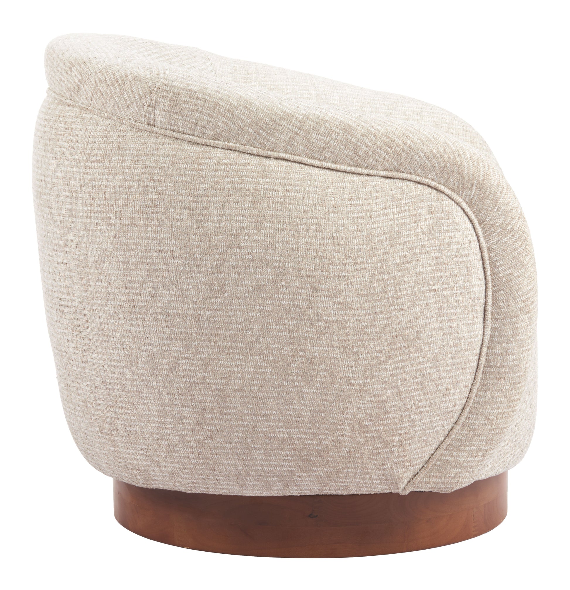Vinta Beige Swivel Chair - Ornate Home