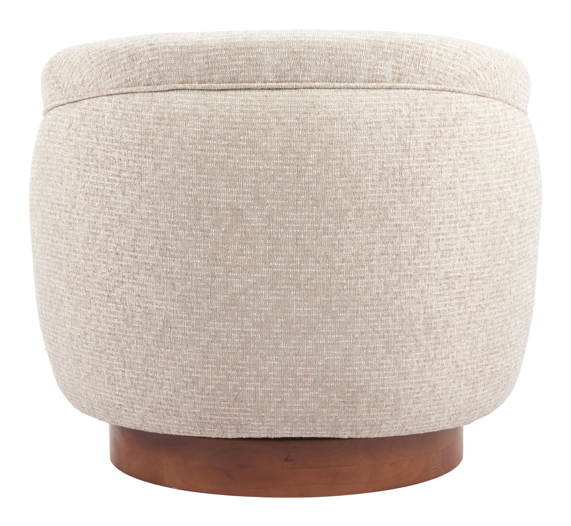 Vinta Beige Swivel Chair - Ornate Home