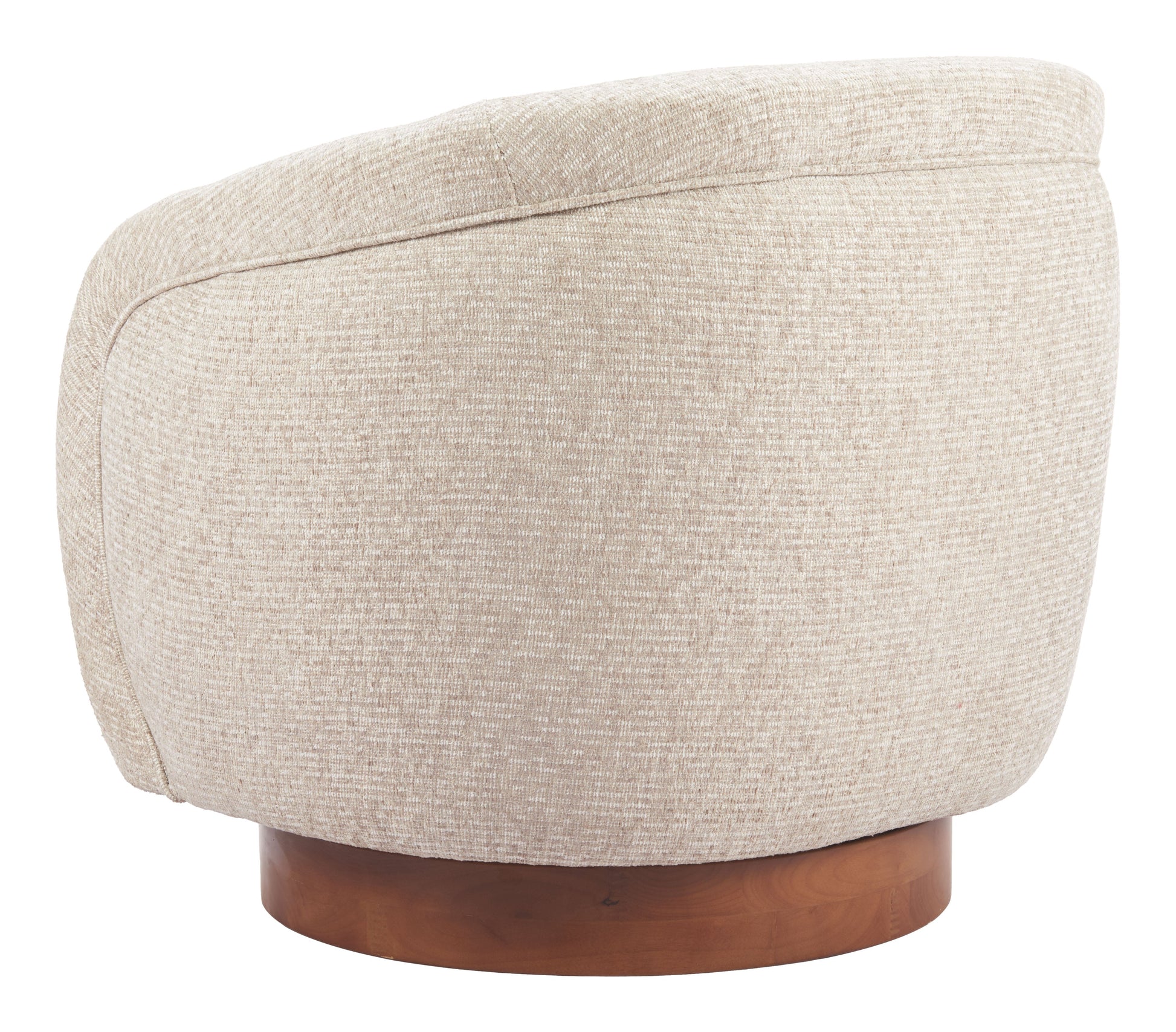 Vinta Beige Swivel Chair - Ornate Home