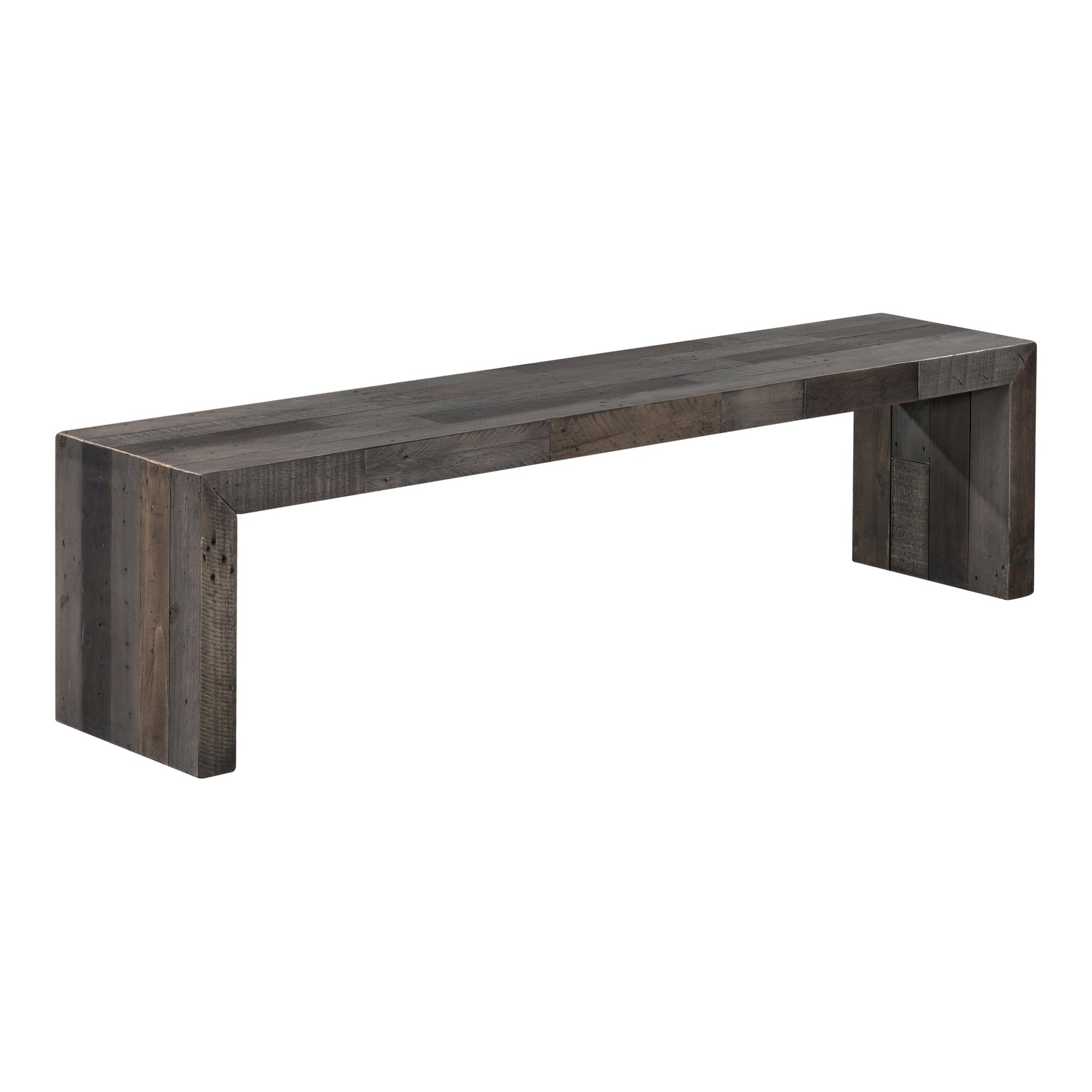 Vintage Grey Large Bench - Ornate Home