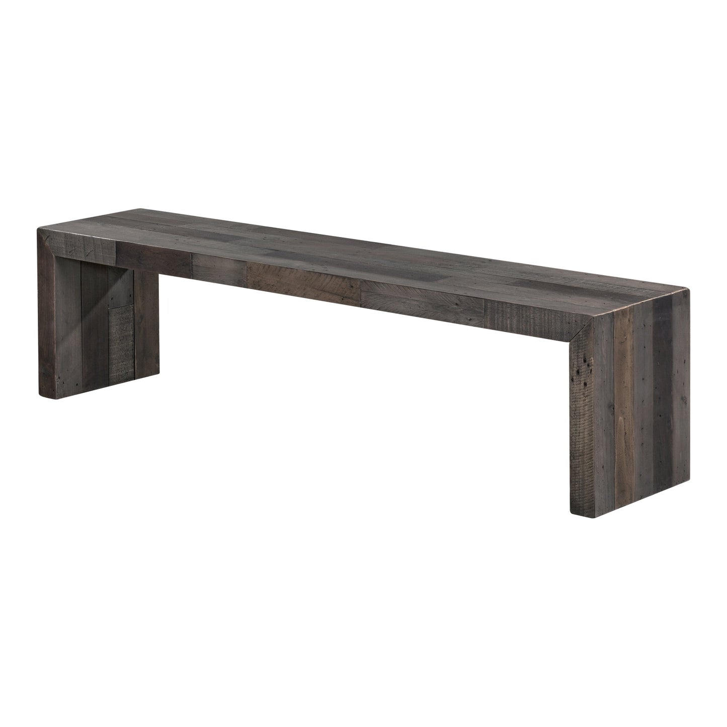 Vintage Grey Large Bench - Ornate Home