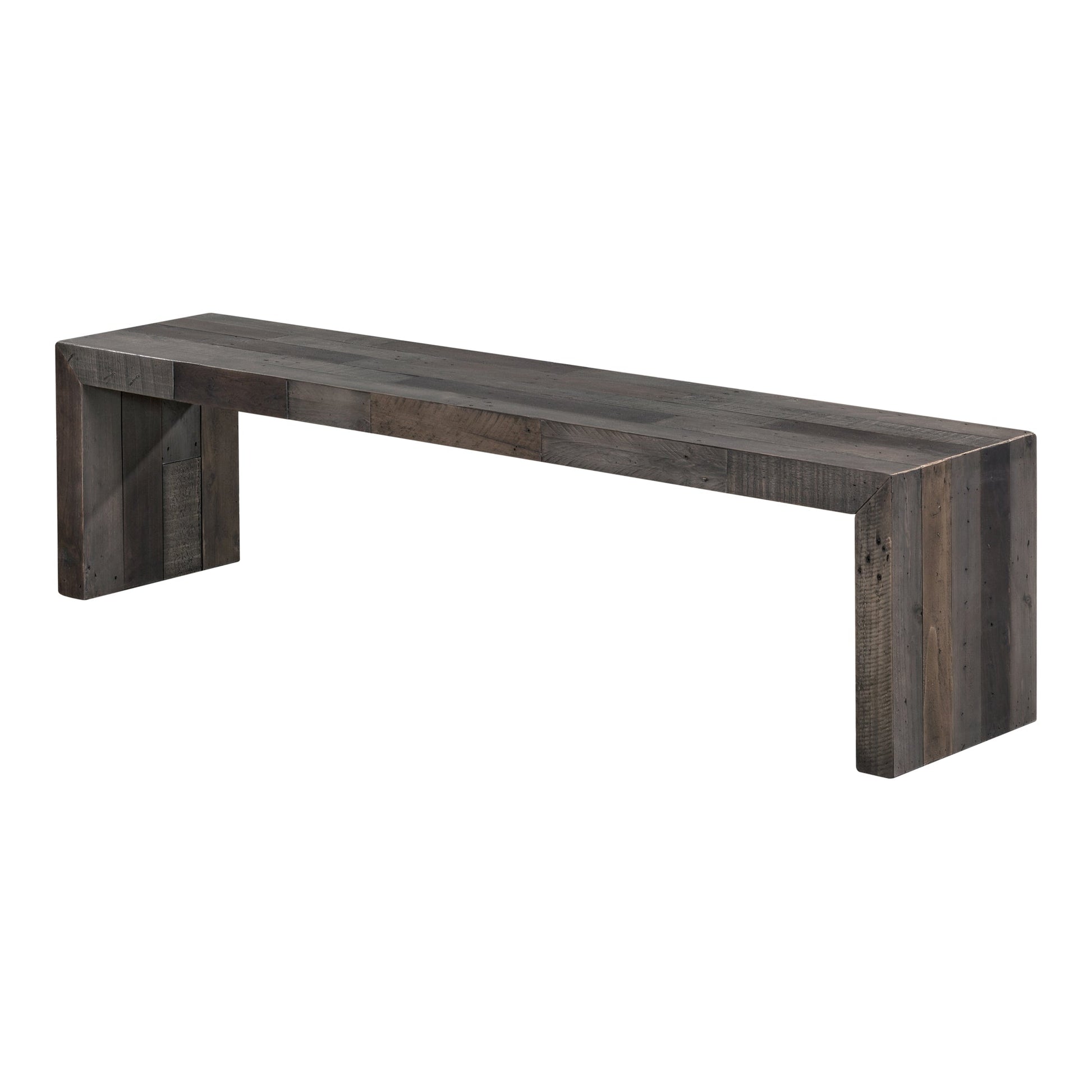 Vintage Grey Large Bench - Ornate Home