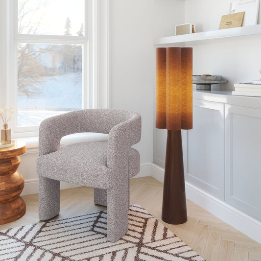 Violet Brown Floor Lamp - Ornate Home