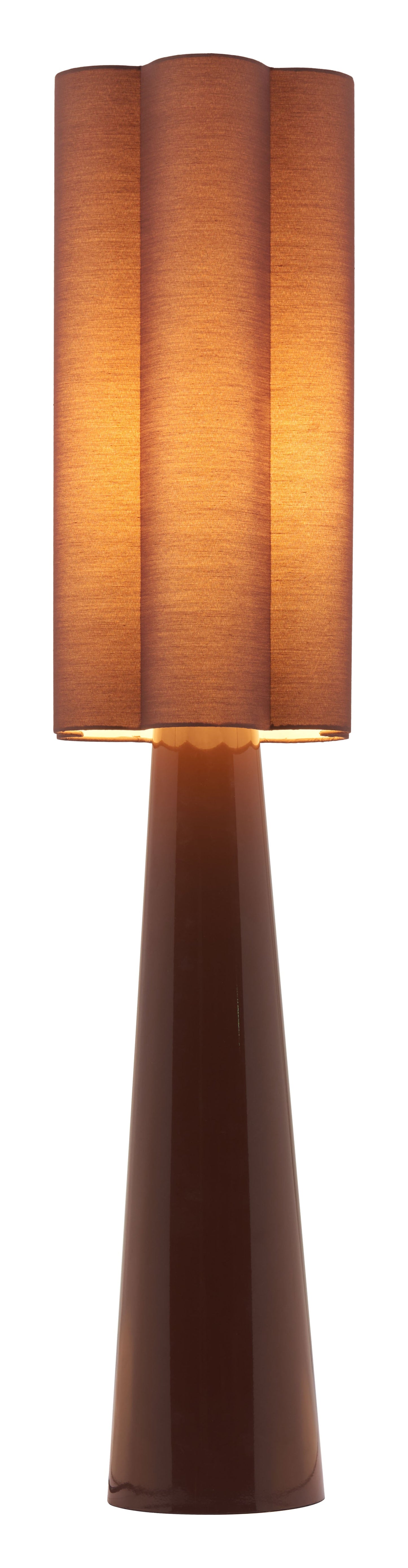 Violet Brown Floor Lamp - Ornate Home