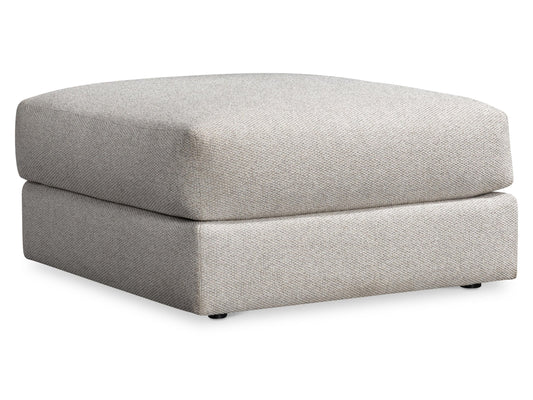 Vista Beige/Tan Fabric Ottoman - Ornate Home