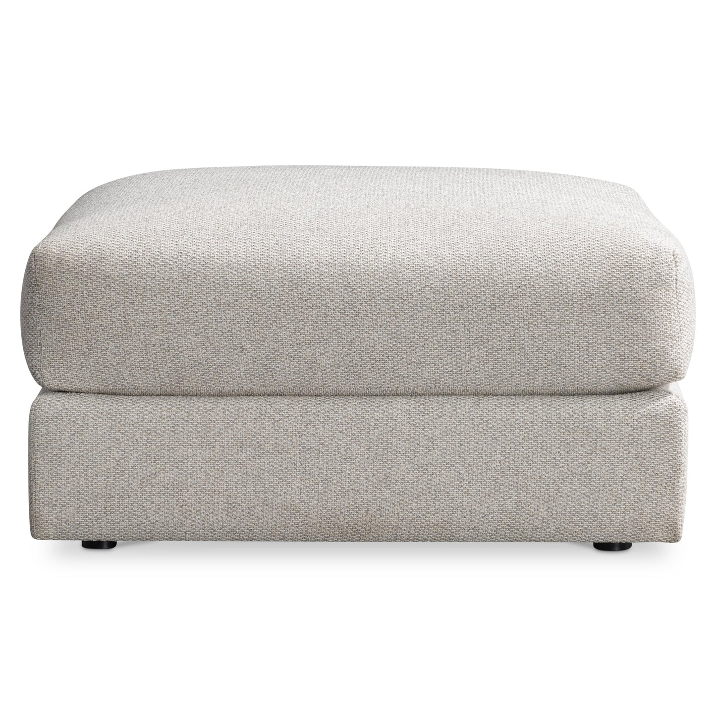 Vista Beige/Tan Fabric Ottoman - Ornate Home