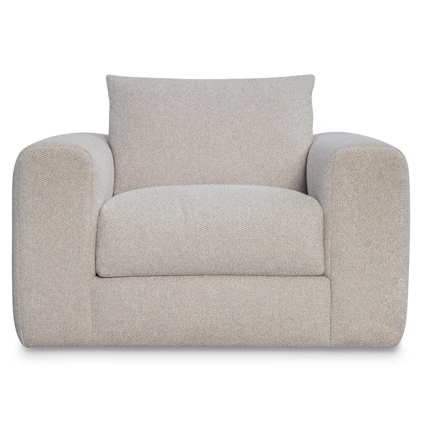 Vista Beige/Tan Fabric Swivel Chair - Ornate Home