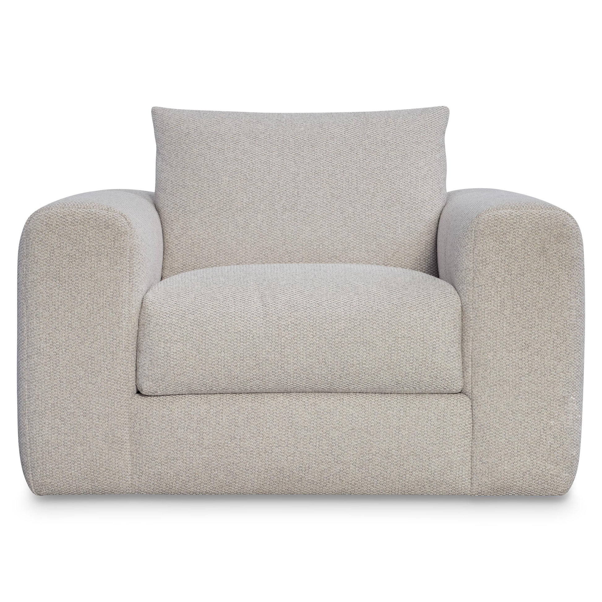 Vista Beige/Tan Fabric Swivel Chair - Ornate Home