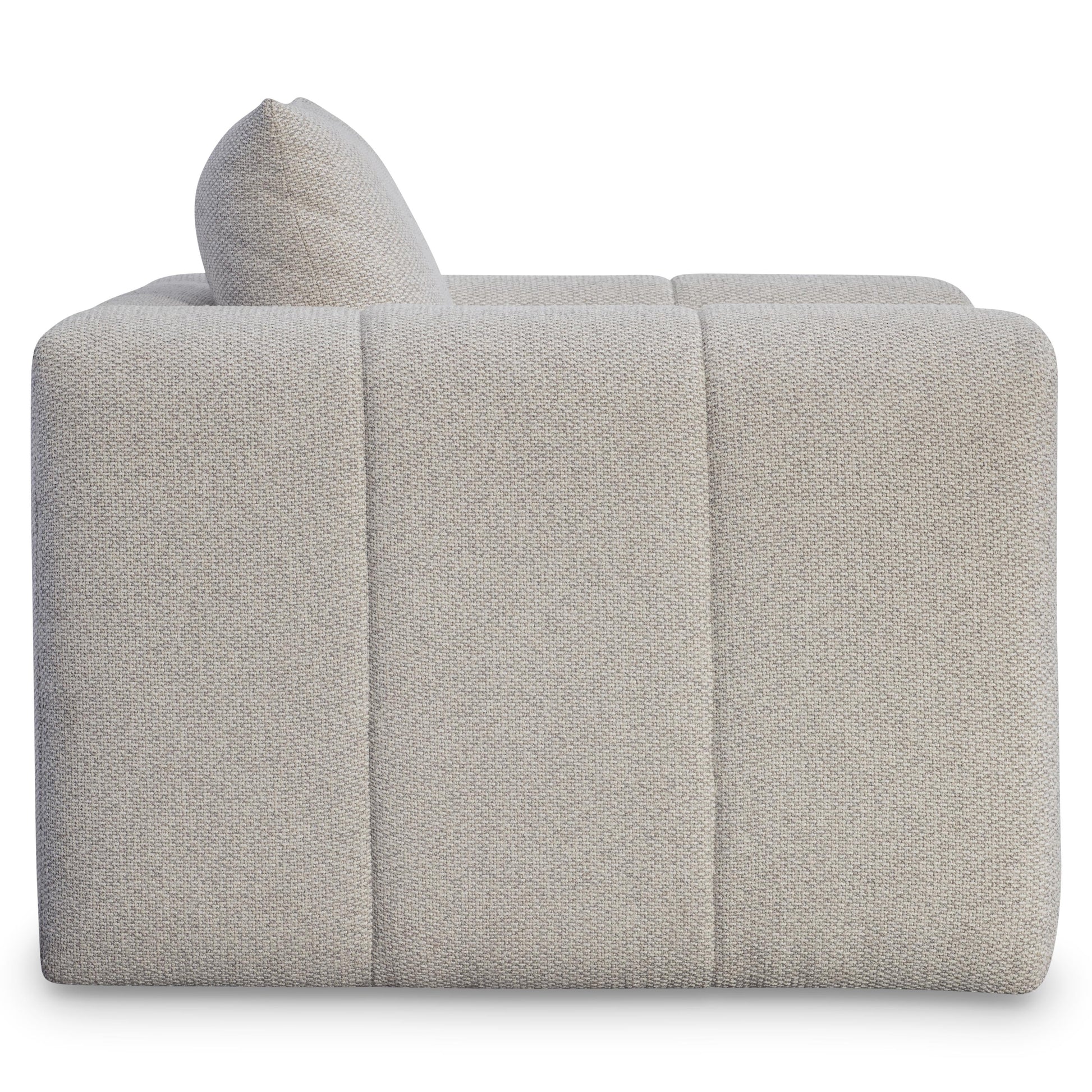 Vista Beige/Tan Fabric Swivel Chair - Ornate Home
