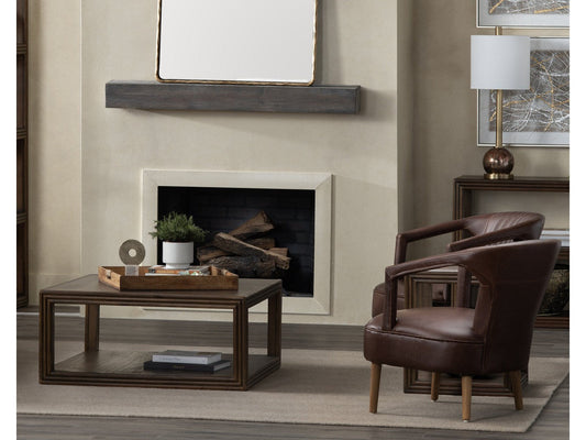 Vista Brown Cocktail Table - Ornate Home