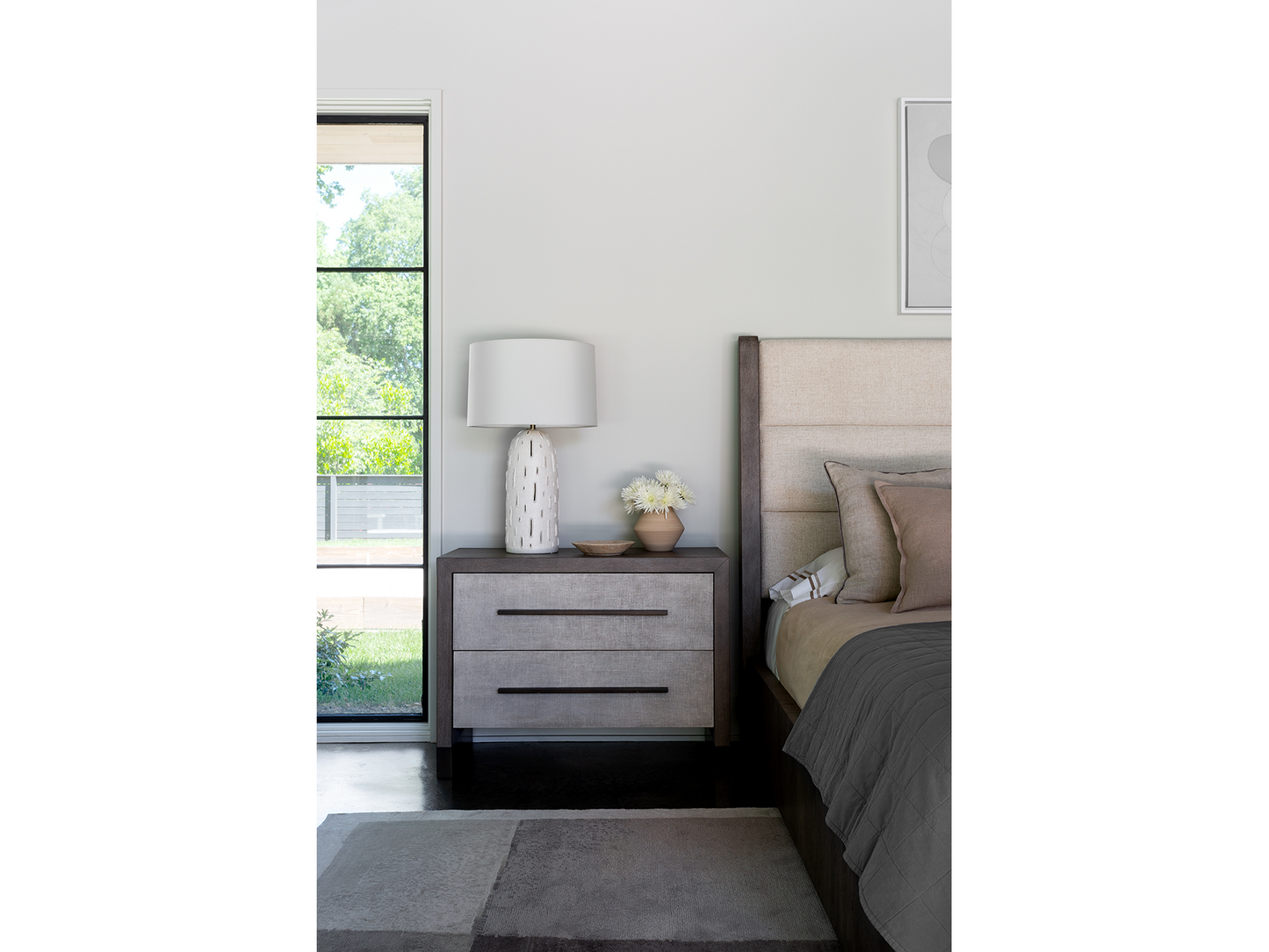 Vista Weathered Oak Nightstand - Ornate Home