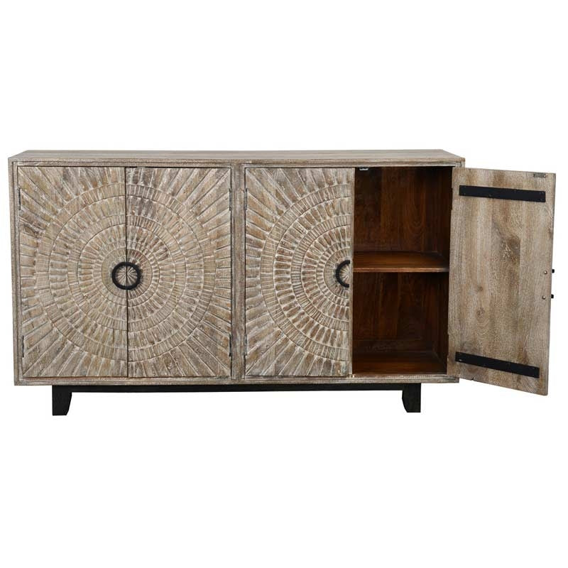 Vivienne Light Gray Cabinet - Ornate Home