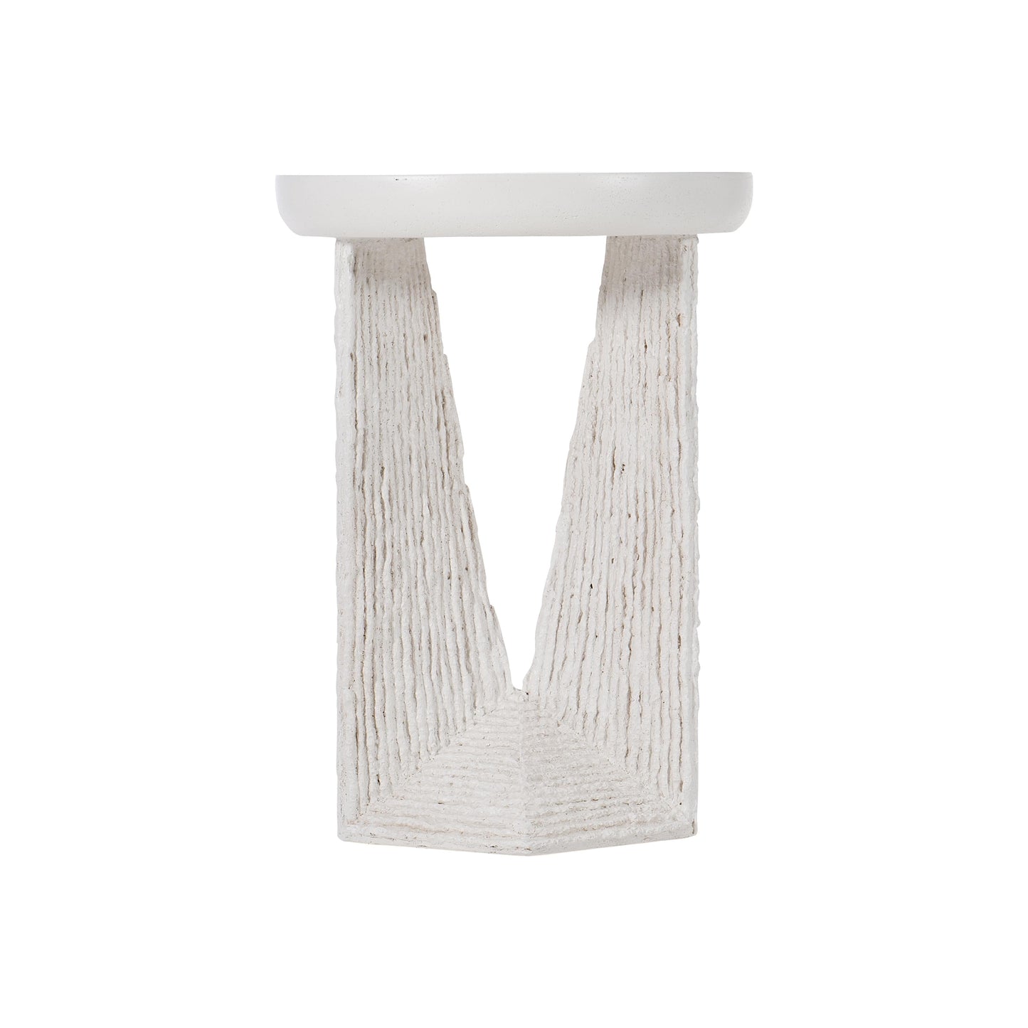 Voile Stonecast Outdoor Accent Table - Ornate Home