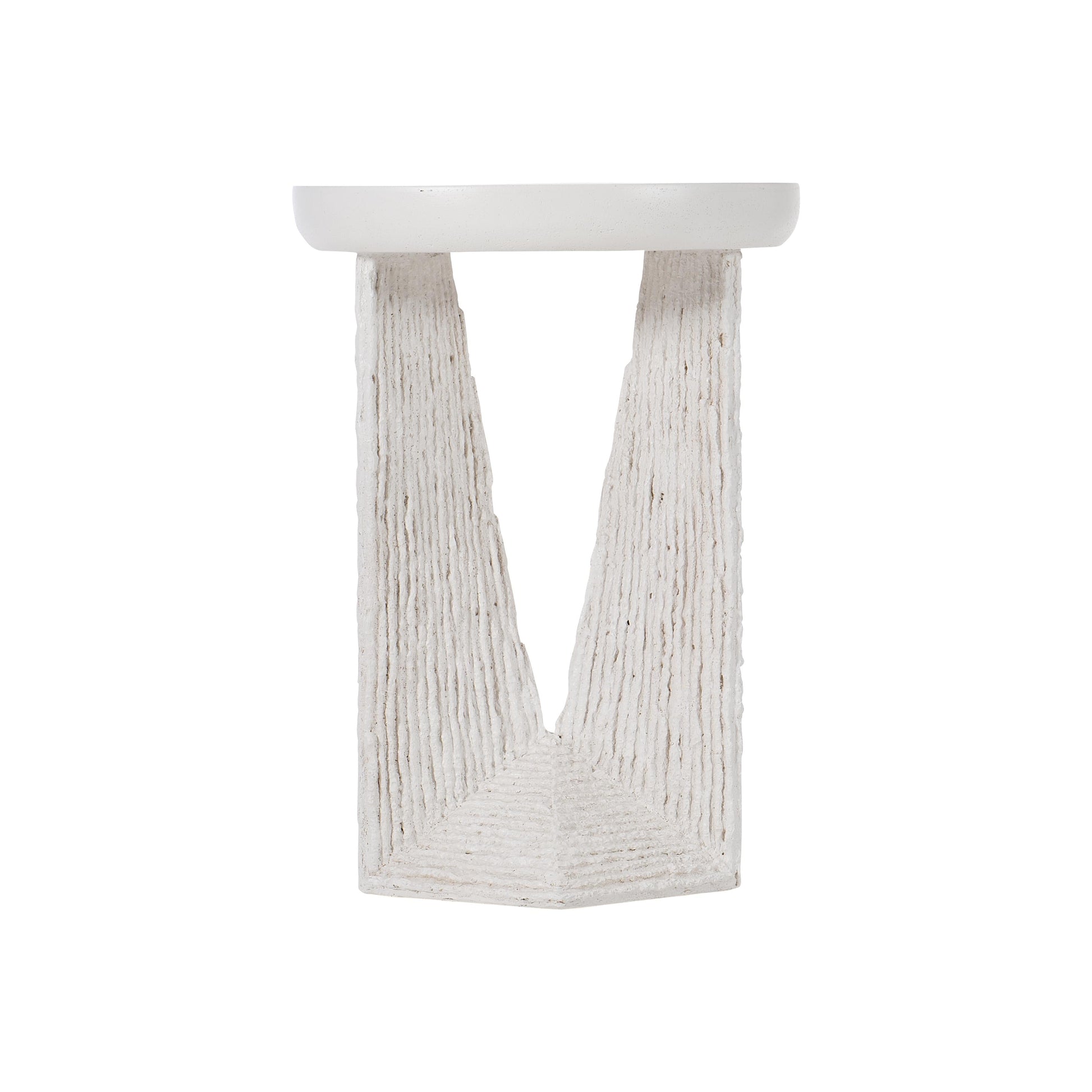 Voile Stonecast Outdoor Accent Table - Ornate Home