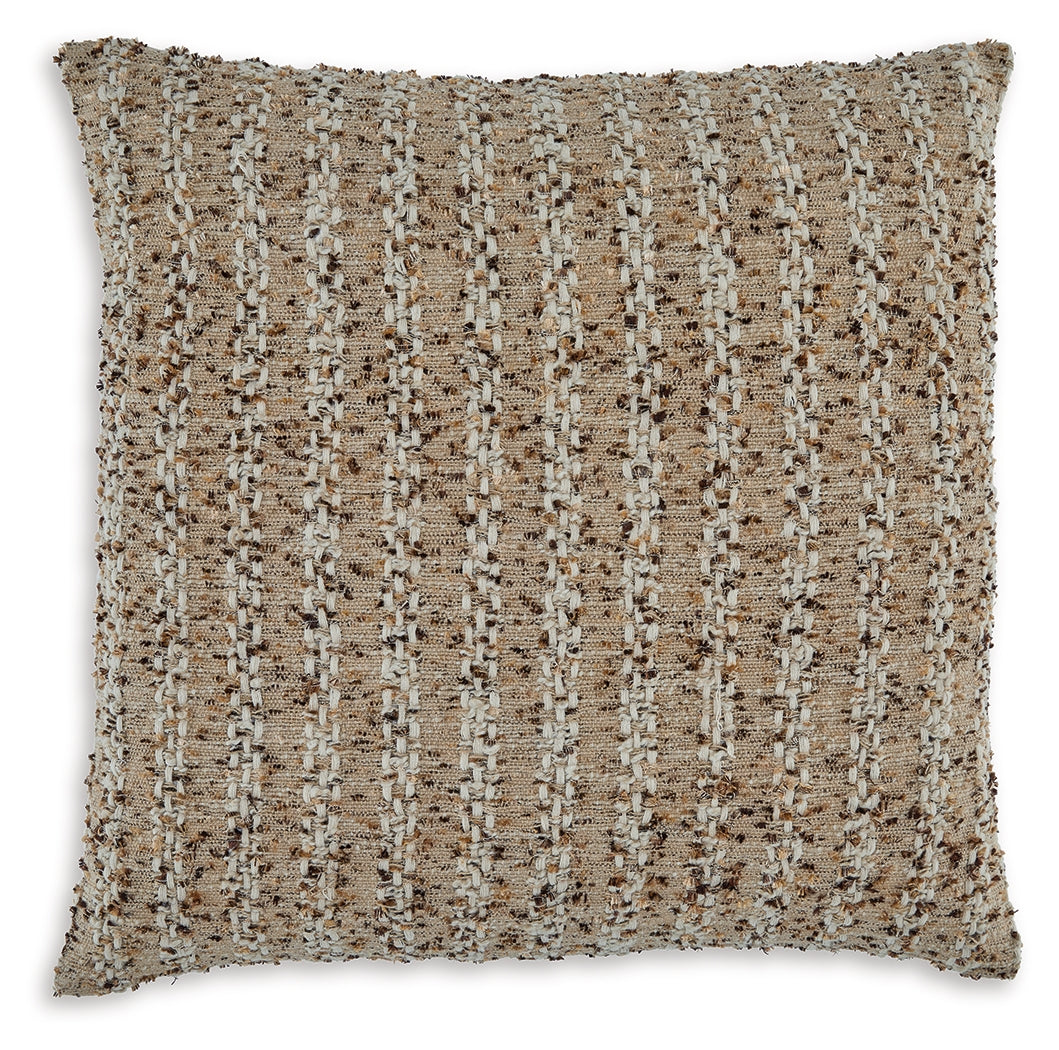 Vorlane Tan/Brown/White Pillow- Viva Furn