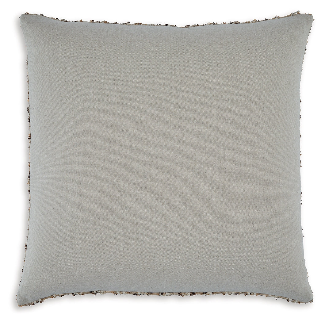 Vorlane Tan/Brown/White Pillow- Viva Furn