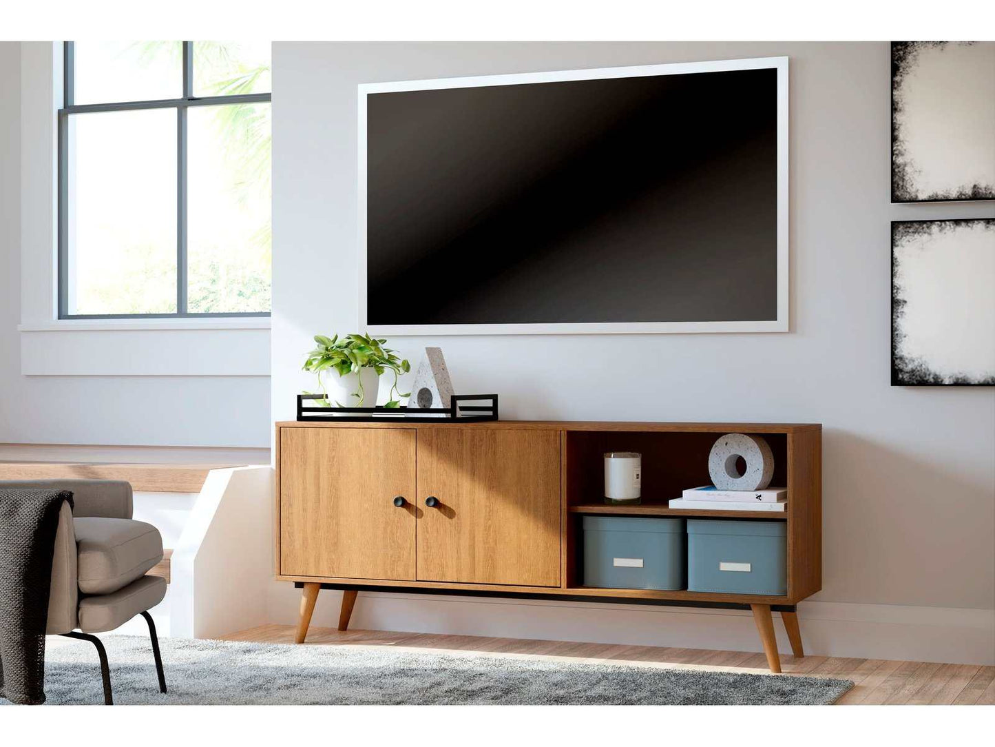 Thadamere Brown TV Stand