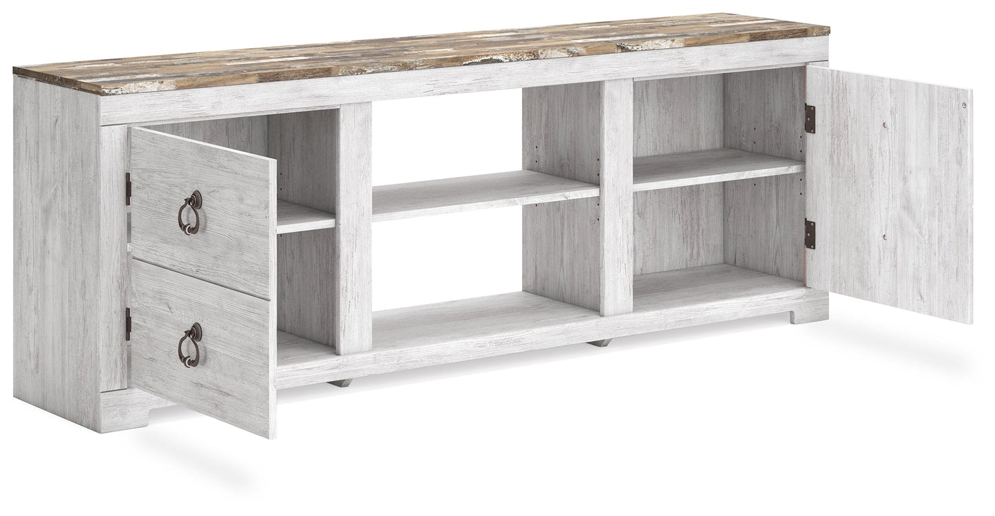 Willowton Whitewash 72" TV Stand