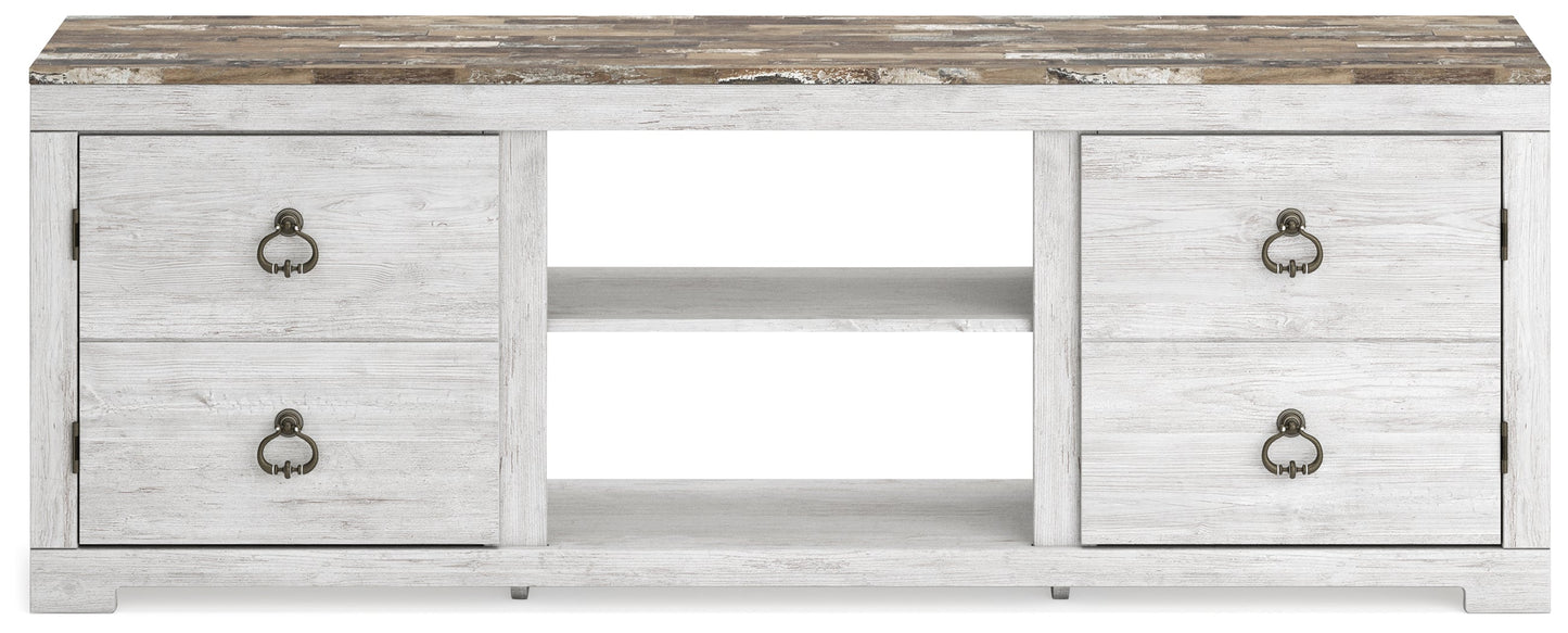 Willowton Whitewash 72" TV Stand