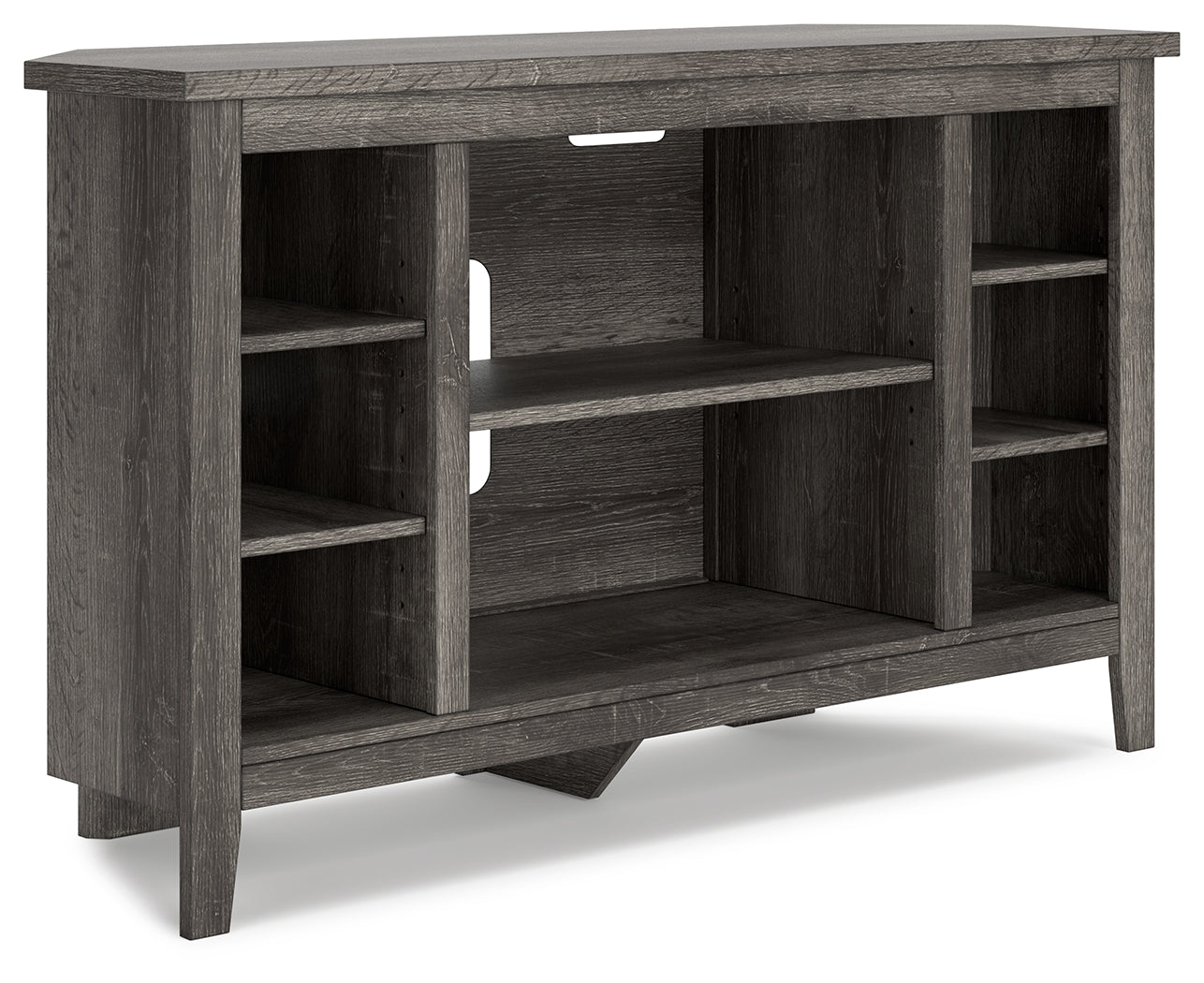 Arlenbry Gray Corner TV Stand