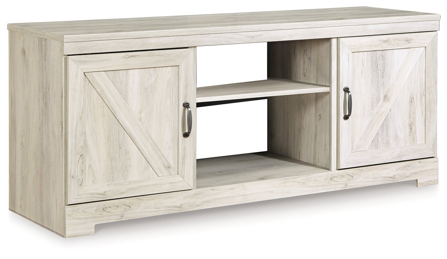 Bellaby Whitewash 4-Piece Entertainment Center