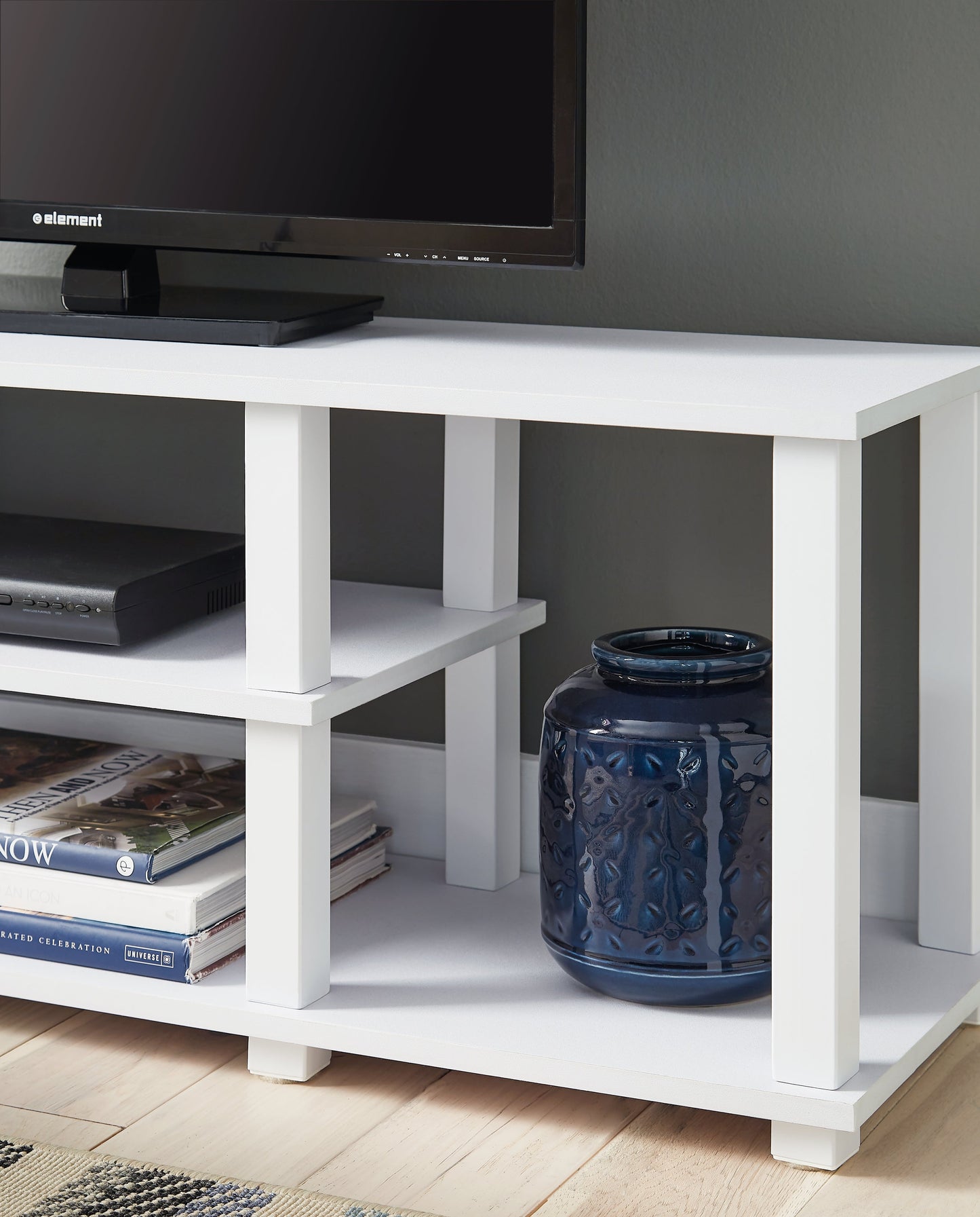 Baraga White 48" TV Stand