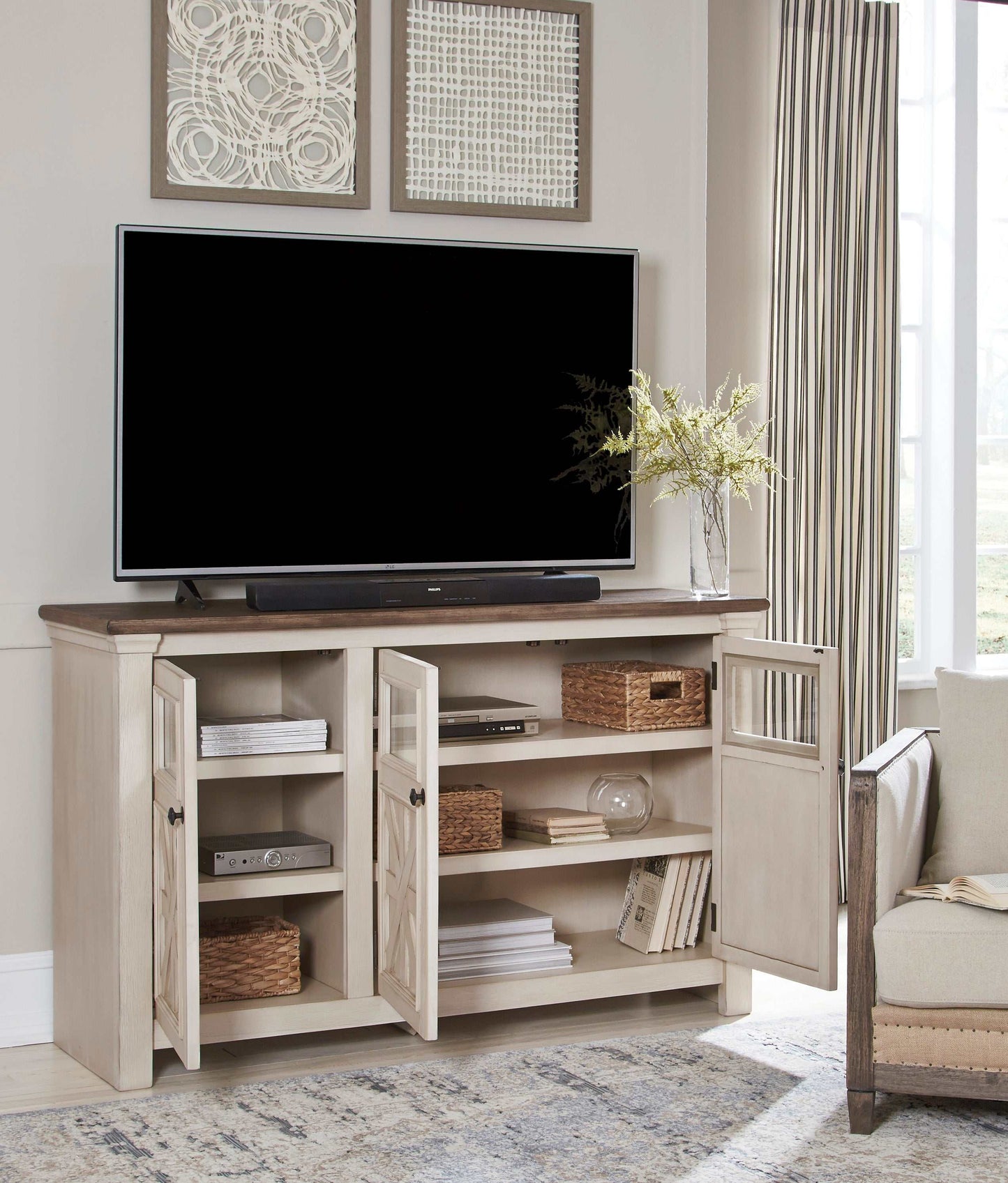 Bolanburg Two-tone 60" TV Stand