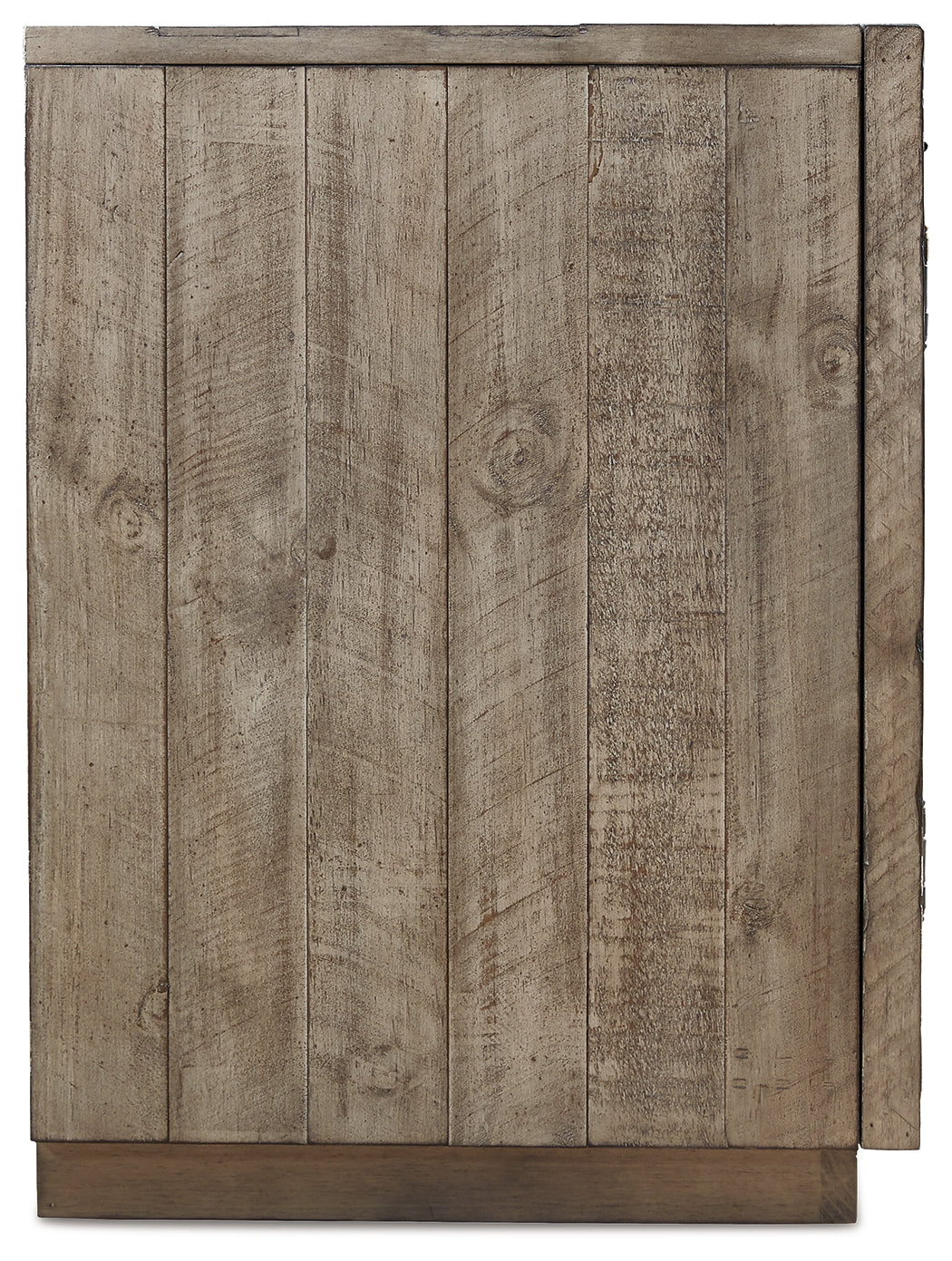 Krystanza Weathered Gray 92" TV Stand w/ Electric Fireplace