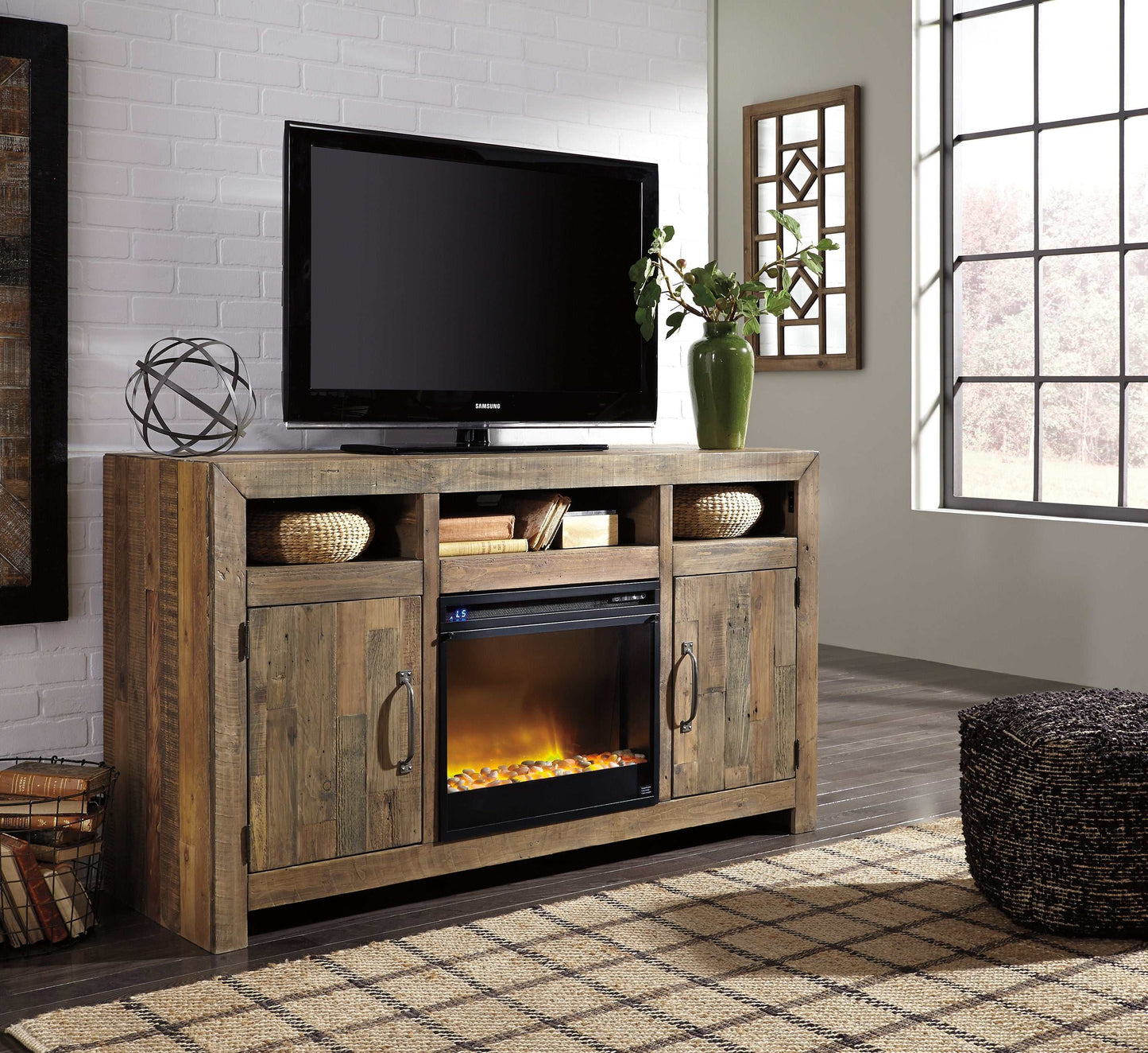 Sommerford Brown 62" TV Stand