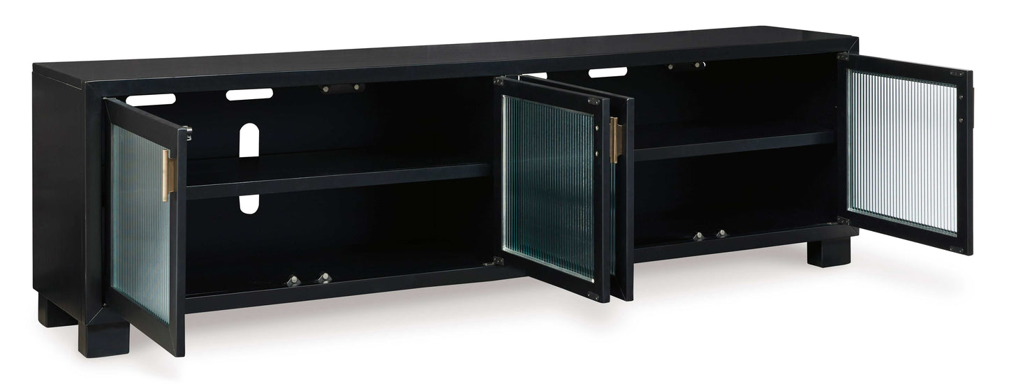 Winbardi Black 85" Extra Large TV Stand