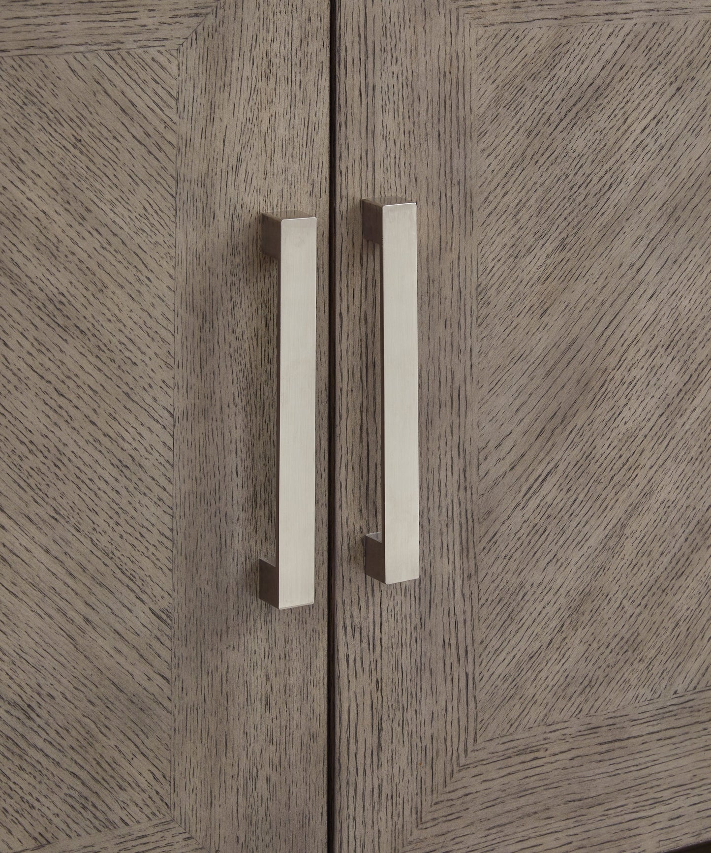 Loyaska Grayish Brown/White 68" TV Stand