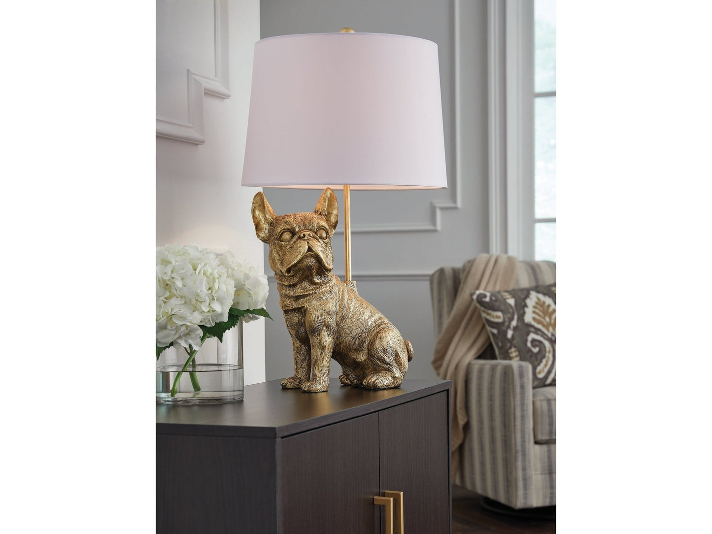 Wadeland Gold Finish Table Lamp- Viva Furn